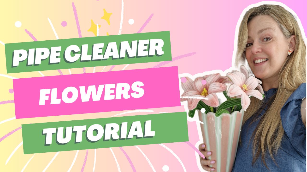 Pipe Cleaner Flower Tutorial